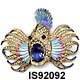 CoroCraft Rock Fish Reproduction Pin