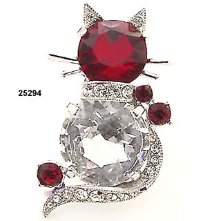 c. 1970 EISENBERG Cat Pin