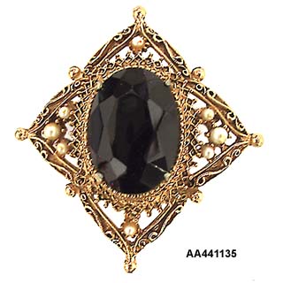 Vintage Florenza Diamond Shaped Pin