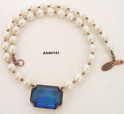 1975 to 1980 Miriam Haskell Niki Pearl Necklace