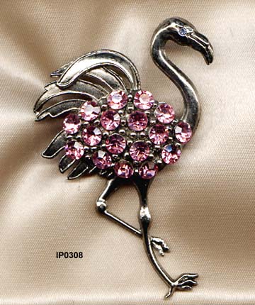 Thelma Deutsch Flamingo Pin