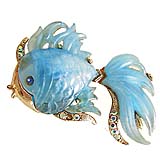 Molded Celluloid fish pin
