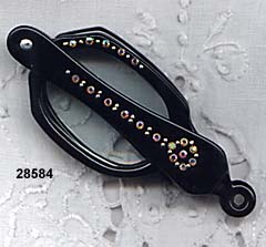 Vintage Plastic Lorgnette Glasses 1950s