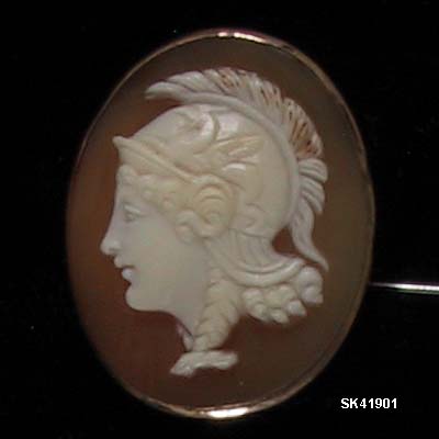 Two Faced Cameo of Athena, Goddess of War