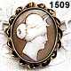 Whimsical Diana Shell Cameo