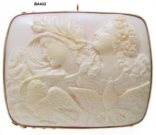 Late Victorian 3 Graces Shell Cameo