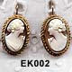 Shell Cameo Earrings