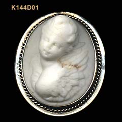 1885 to 1895 Olive Lava Cameo