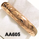 Antique Victorian Rose Gold Filled Engraved Bangle Bracelet