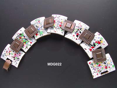 1940 to 1950's Coro Enameled Bracelet