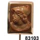 14 Karat Rose Gold Cameo Stick Pin of Ajax