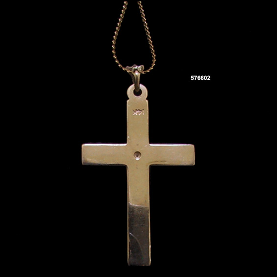 Vintage 14 Karat Gold & Diamond Cross