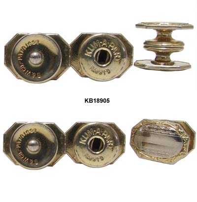 1923 Kum-a-Part Cuff Buttons