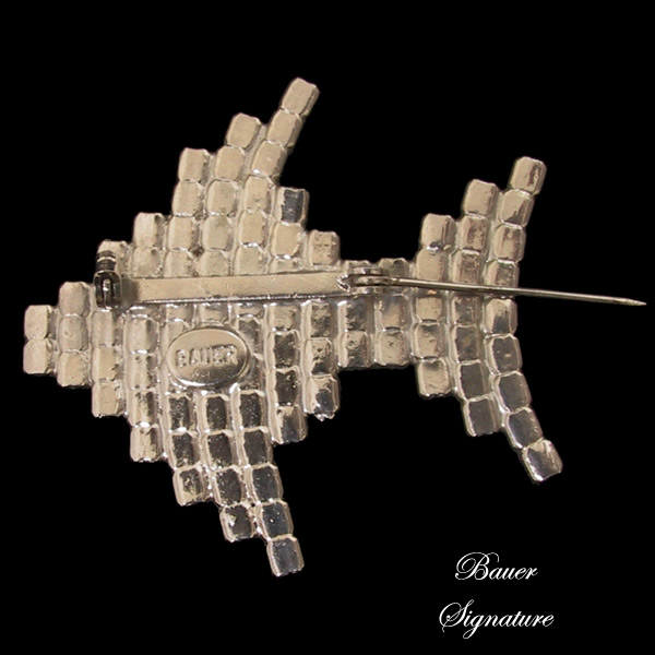 Dorothy Bauer Fish Pin Vintage 1980s