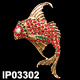 Vintage THELMA DEUSTCH Fish Pin