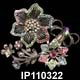Vintage THELMA DEUSTCH Flower Brooch