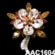 Schoffel Austria Flower Brooch 1950s