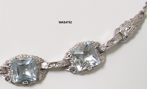 Edwardian Style Sterling Filigree Necklace