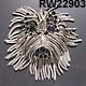 Fringed Wheaton Terrier Pin