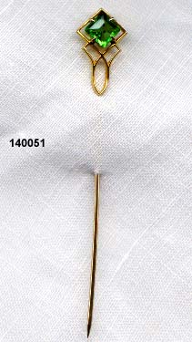 c. 1900 10 Karat Art Nouveau Stick Pin