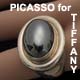 Paloma Picasso Sterling Hematite Tiffany ring