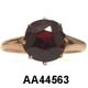 10 karat Victorian garnet ring