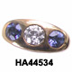 Antique Victorian 14 Karat Rose Gold Sapphire Ring