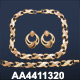 Vintage Napier Jewelry Enameled Parure, Necklace, Bracelet, Earrings