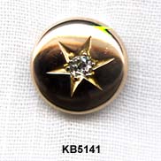 14 Karat Yellow Gold and Diamond Stick Pin