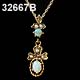 Victorian Revival Opal necklace