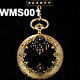 Charles Flicien Tissot 18 Karat Rose Gold & Rose Cut Diamond Enameled Pocket Watch circa 1855