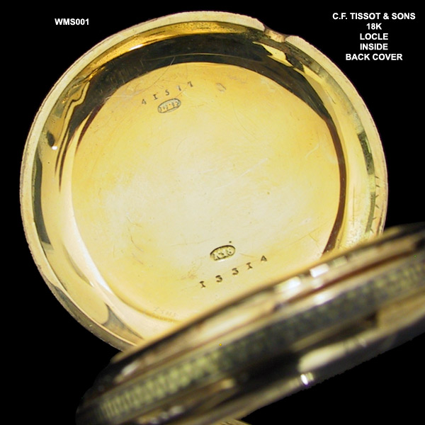 Charles Félicien Tissot 18 Karat Diamond Enameled Ladies Lapel Pocket Watch