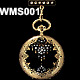 Charles Félicien Tissot 18 Karat Rose Gold & Rose Cut Diamond Enameled Pocket Watch circa 1855