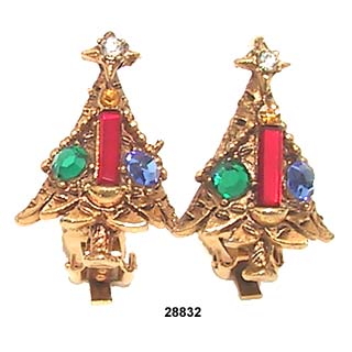 Christmas Tree Earrings