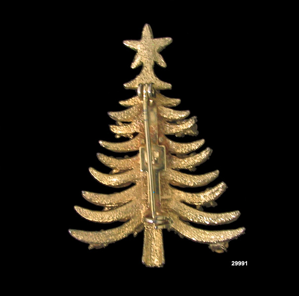 Vintage Mylu Christmas Tree Pin