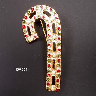 Vintage Candy Cane Pin