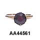 10 karat Victorian garnet ring