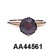 10 karat Victorian garnet ring