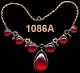 c. 1880 8 Carat Red Amber Victorian Necklace