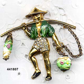 1941 Chinese Water Carrier Pin