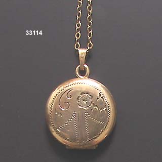 c. 1910's Gold-Filled Child's Locket