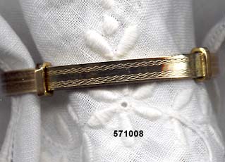 1880 to 1910 Rolled Gold Child's Bangle Bracelet